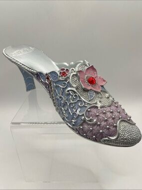 Itarts Decorative Resin Floral High Heeled Shoe Figurine Display Feminine